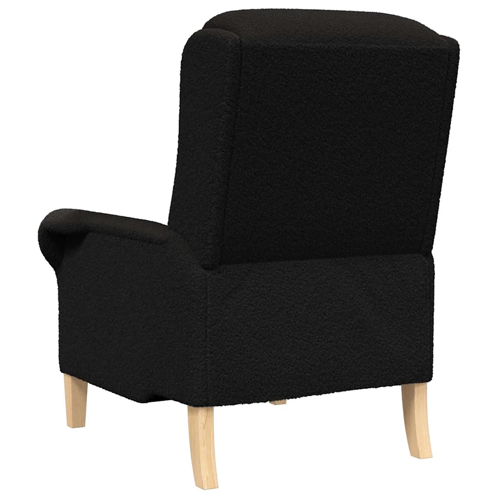 poltrona Nero Tessuto Sherpa morbido 42009855