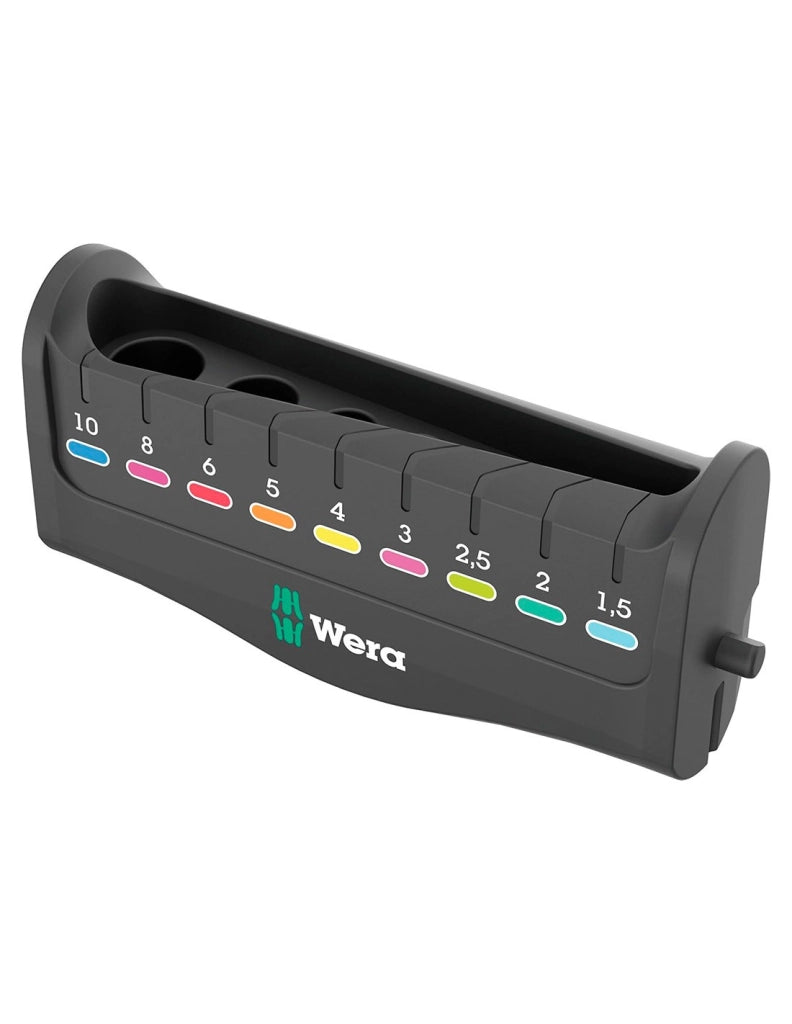 Set di 10 chiavi esagonali WERA Hex-Plus 8 950/9 cromate opache
