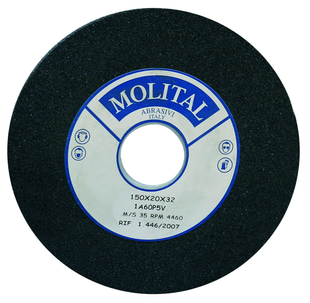 MOLA ABRASIVA Ø mm 150x20 F.32 - grana 36 - MOLITAL