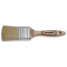 PENNELLO PIATTO 20MM USI GENERICI MANICO LEGNO