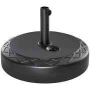 Base per Ombrellone in Plastica ¨C Minimal ¨C ?55cm, Nero