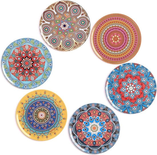 Sostegni Decorativi Premium - Set di 6 - Edizione Boho - Mandala