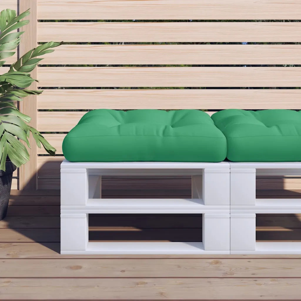 Cuscino per pallet | Cuscini per sedie Verde 58x58x10 cm in Tessuto