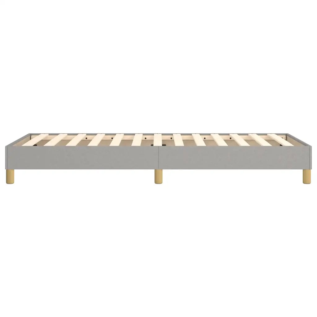 Struttura Letto a Rete a Molle Grigio Chiaro 80x200 cm Tessuto 3120566