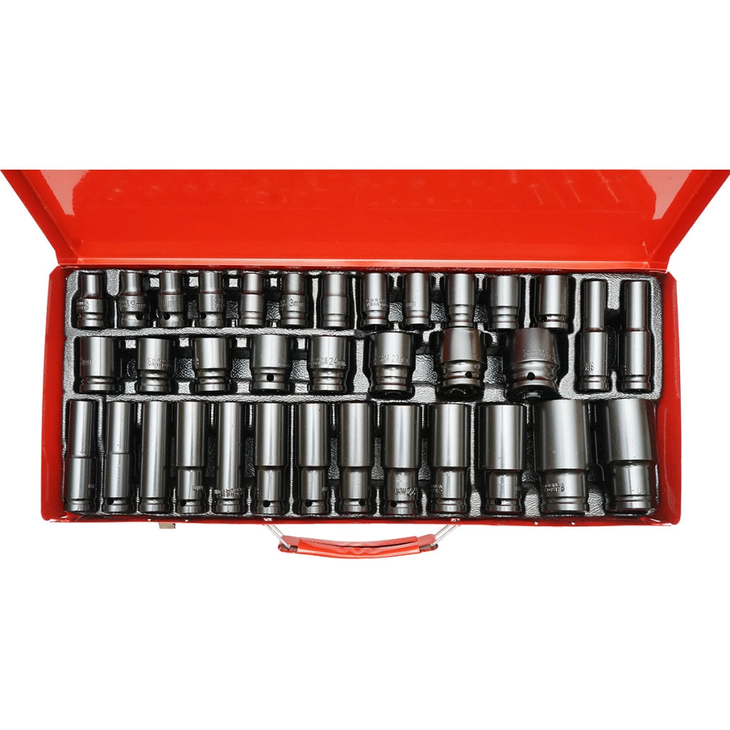 Set di chiavi tubolari corte e lunghe, 35 pezzi, Breckner Germany