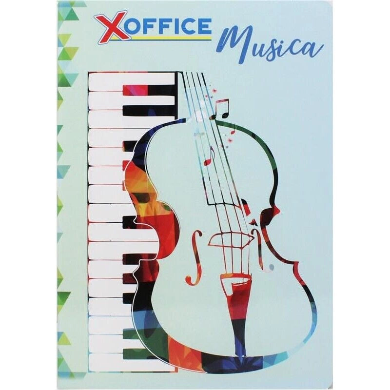 MAXIQUADERNO PENTAGRAMMATO MUSICA 100 GR 16 FG