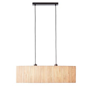 Lampada a sospensione scandinava lineare erba marina 2xE27 Endon