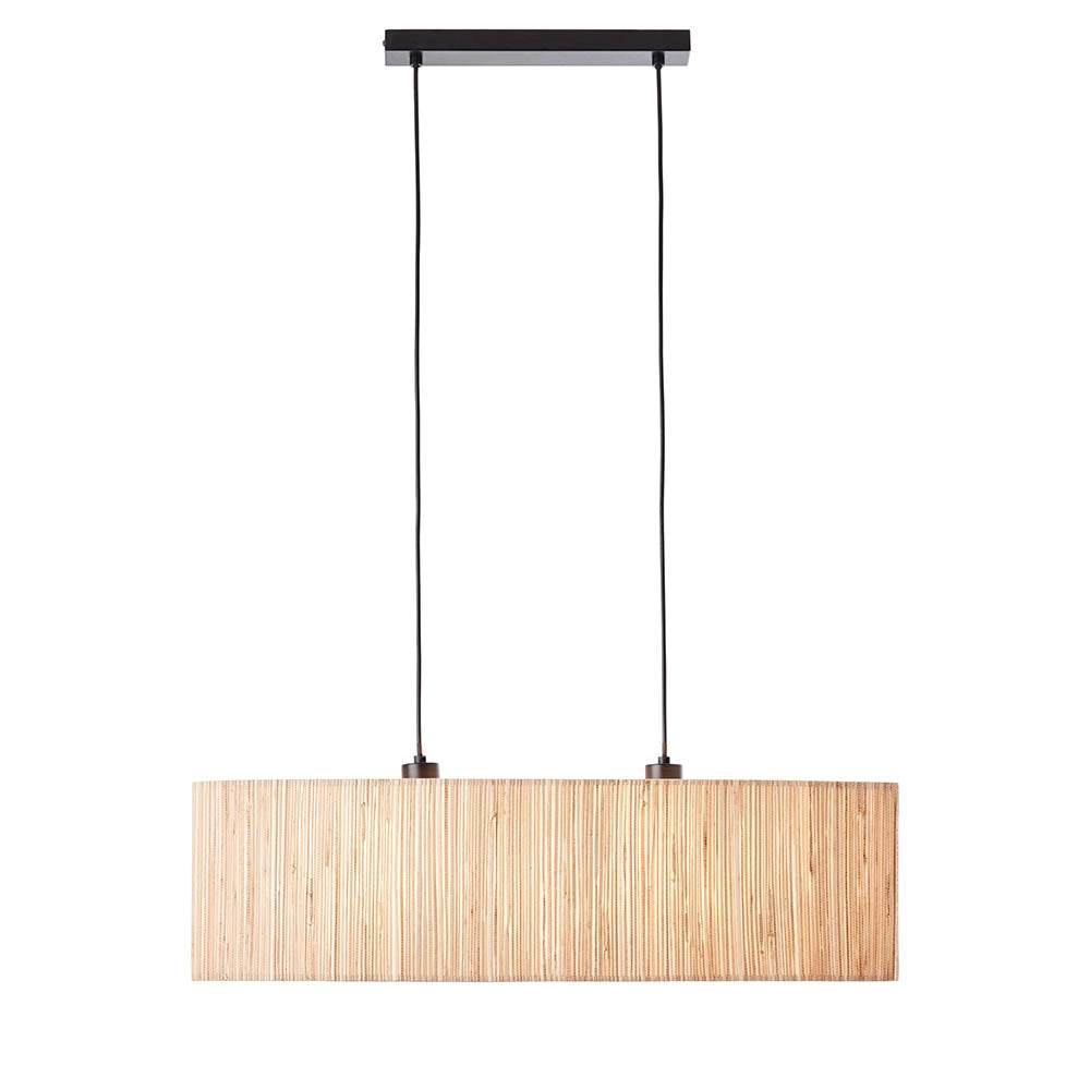 Lampada a sospensione scandinava lineare erba marina 2xE27 Endon