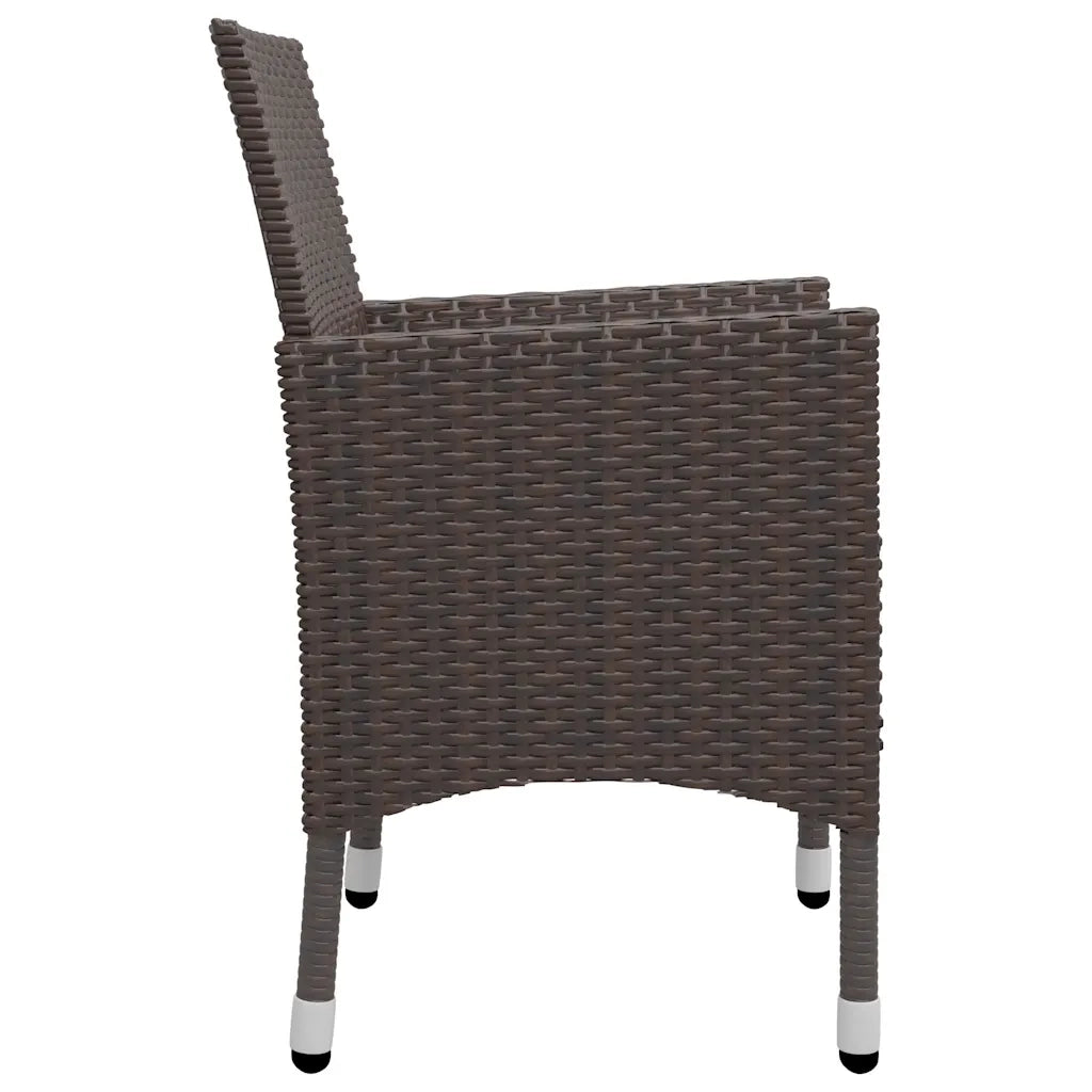 Set da Pranzo da Giardino 9 pz Marrone 3067862