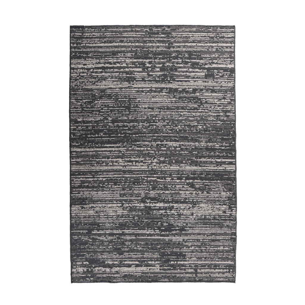 Tappeto moderno Kalea 100 in grigio con effetto rilievo