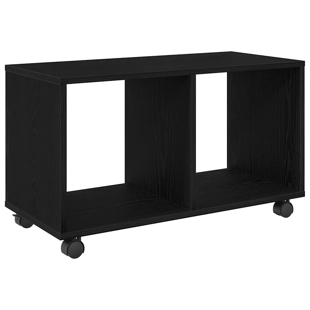 Tavolino-Tavolino da soggiorno-Tavolo Rovere Nero 72 x 33 x 42,5 cm Legno multistrato