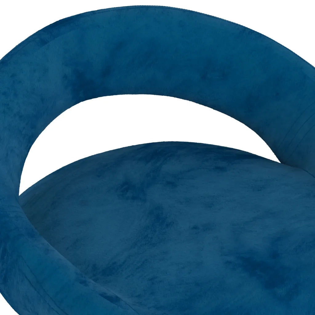 Sgabelli da Bar 2 pz Blu in Velluto 333273