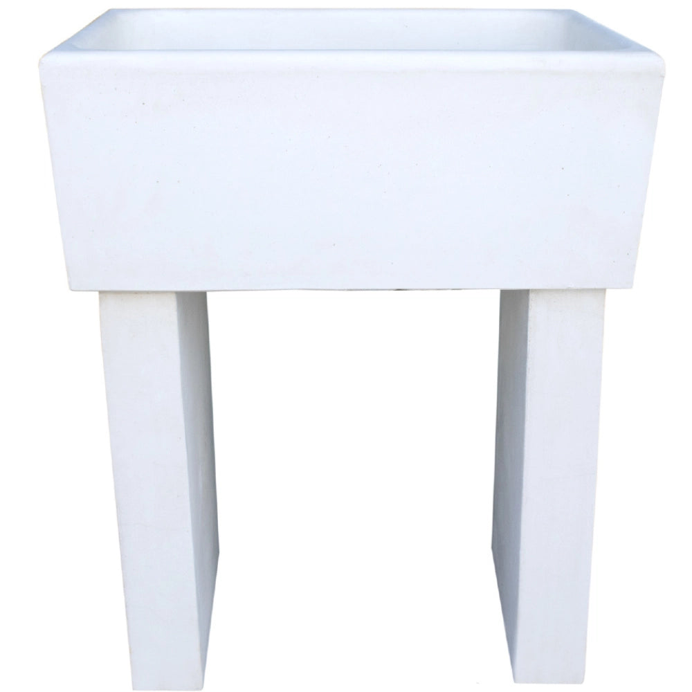 Pilozza calcestruzzo cemento piedi serie ostuni 75 x 55 x h 30 cm con piedi