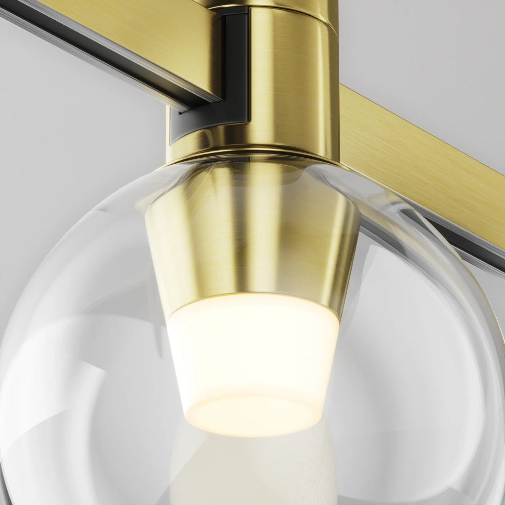 Maytoni Lampada da Binario Moderna Flarity Bubble 1 luce LED integrato ottone alluminio