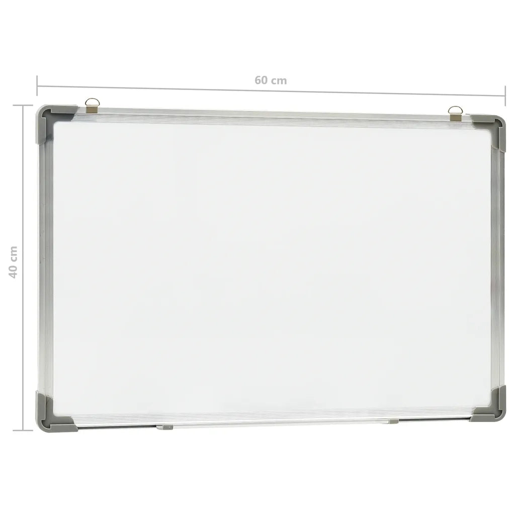 Lavagna Magnetica Bianca Cancellabile a Secco 60x40 cm Acciaio cod mxl 68489