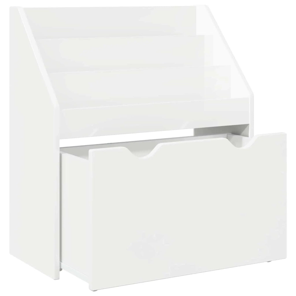 Libreria per Bambini Bianco Lucido 60 x 29,5 x 69 cm 892393