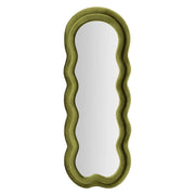 Specchio Da Muro Miki Velluto Verde cm 60x4x160