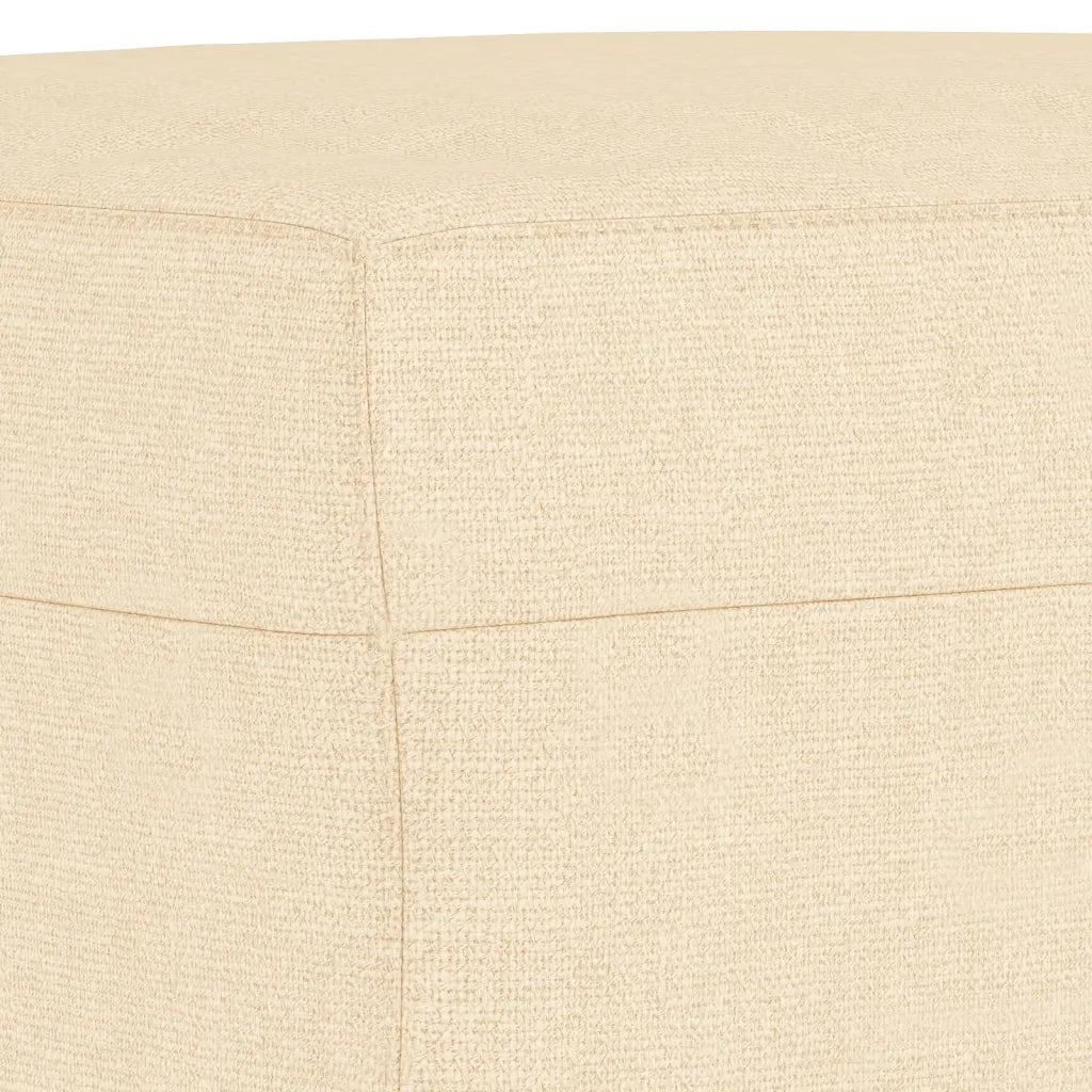 Panca crema 70x35x41 cm in Tessuto 349369