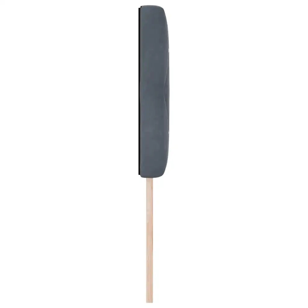 Testiera Grigio scuro 80 cm Velluto 42007070