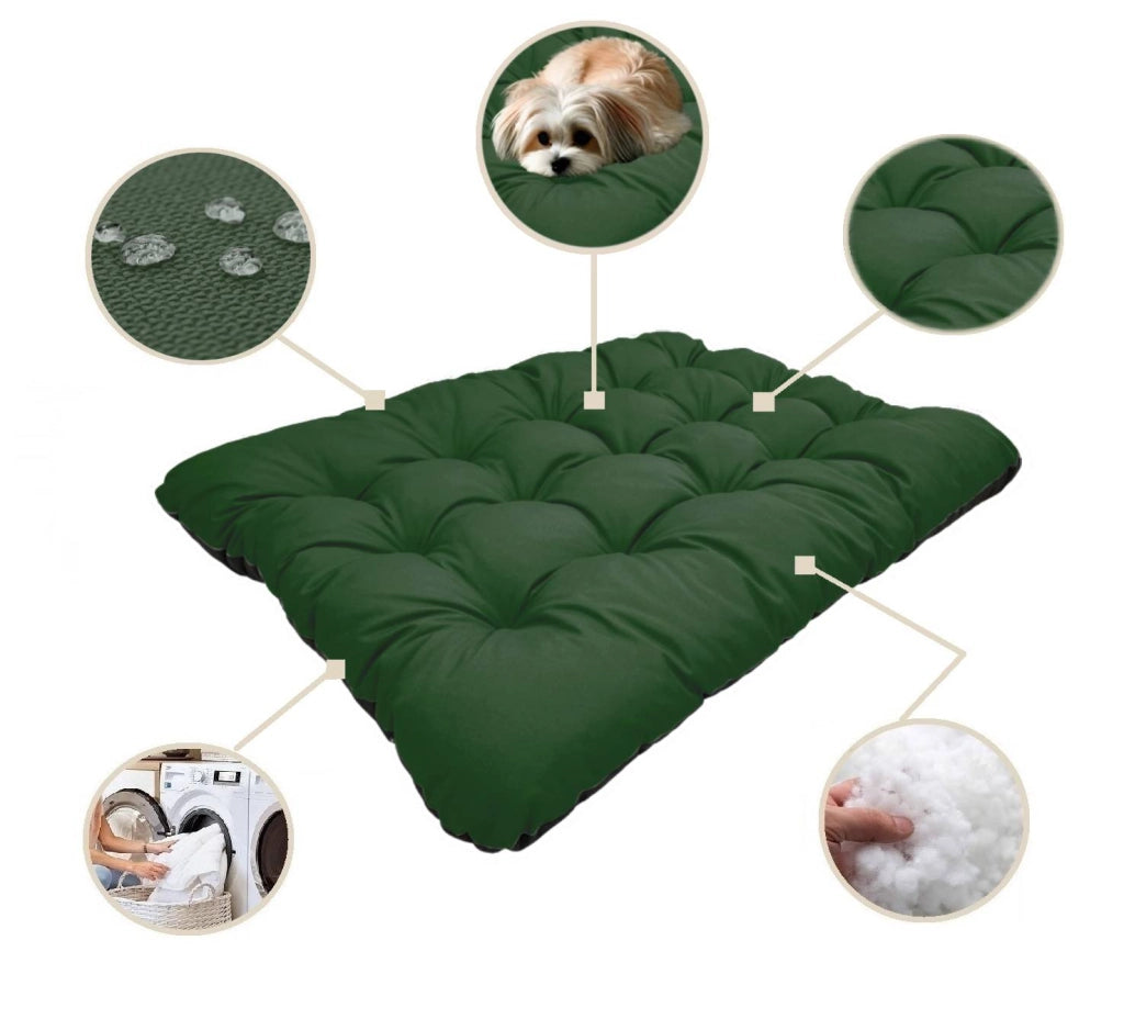AIO FACTORY 100x70 cm PRESTIGE Cuccia per cani impermeabile personalizzabile Verde