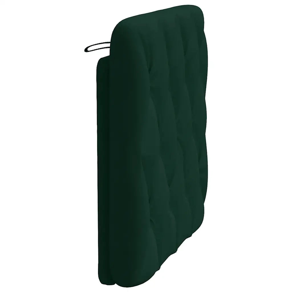 Cuscino Testiera-Cuscino per Testiera Verde Scuro 80 cm in Velluto