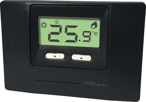 TERMOSTATO DIGITALE PARETE NEO ML+ ANTRACITE