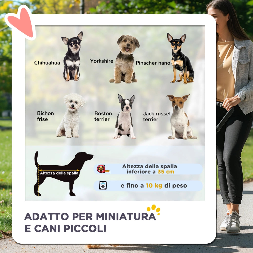 Passeggino per Cani Pieghevole ¨C zephmum ¨C Grigio