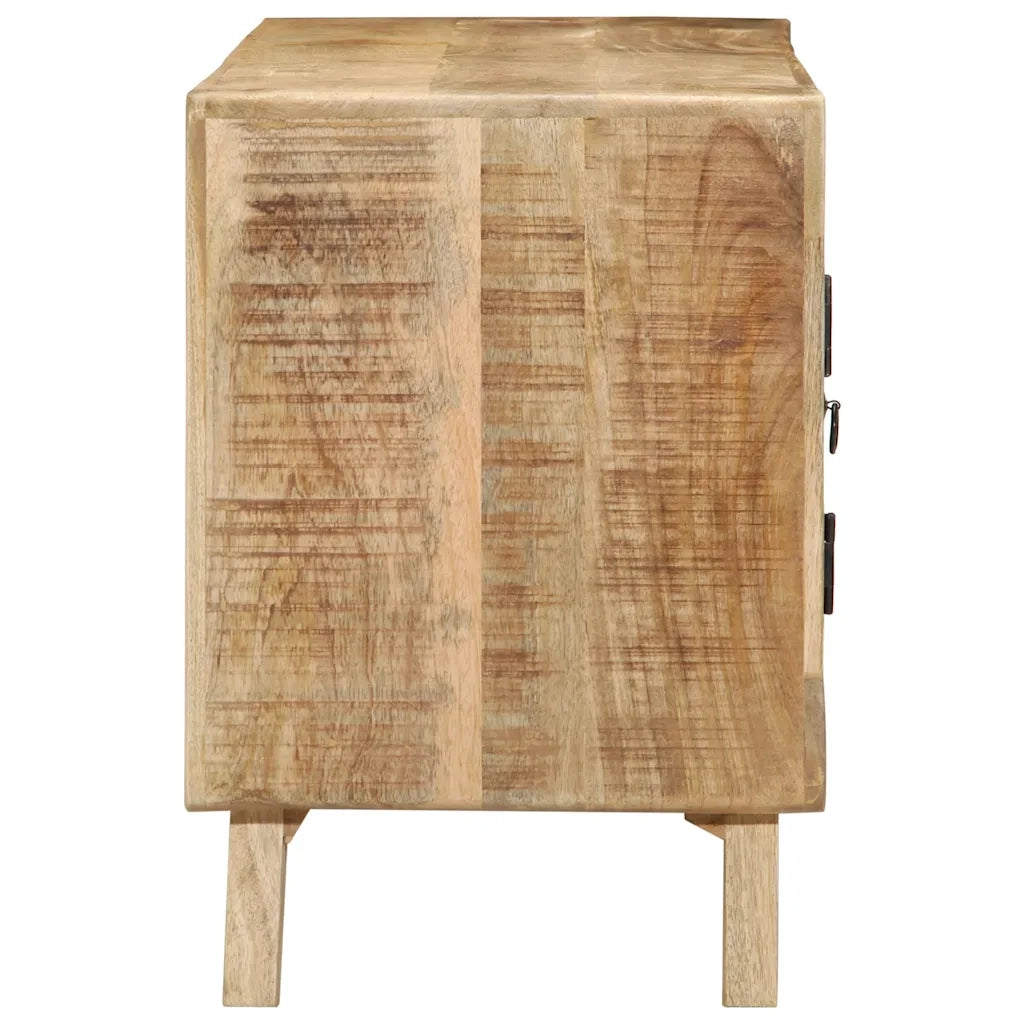Mobile Porta TV 105x46x32 cm in Massello di Mango Grezzo 4104521