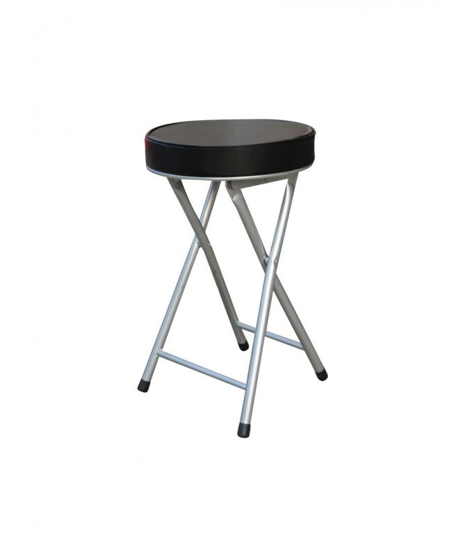 SET di 6 SGABELLI PIEGHEVOLE MONOCOLORE NERO OGD