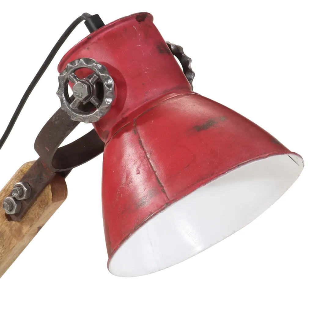 Lampada da Scrivania 25 W Rosso Anticato 23x18x96 cm E27 371841