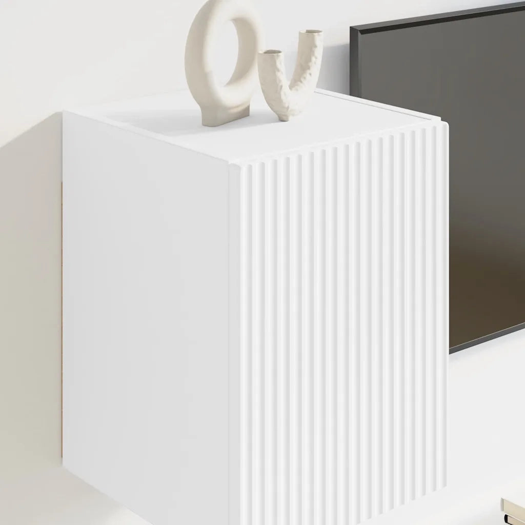 Mobile TV da parete 2 pcs Bianco 30 x 31 x 40 cm 892250