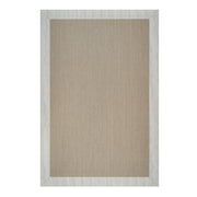 Tappeto vinilico di alta qualità taupe-bianco 200x290