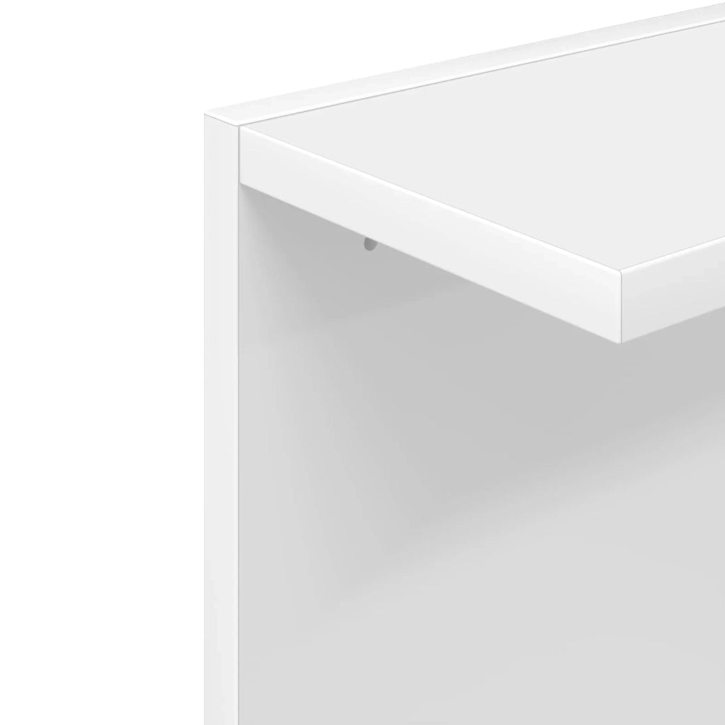Scaffale da parete 2 pz Bianco 22 x 15 x 100 cm 8012437