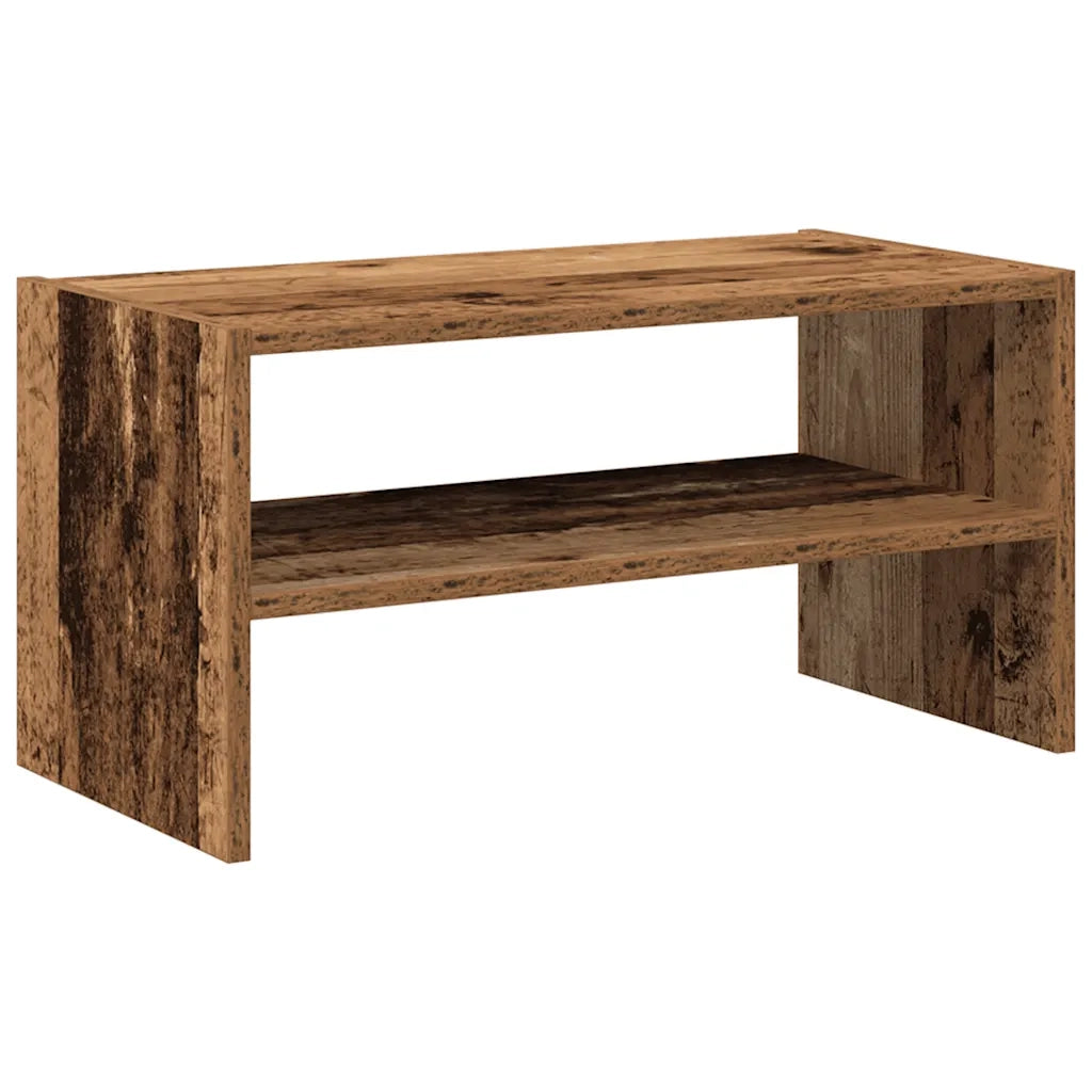 Scarpiera | Mobile per scarpe Impilabile Legno Antico 60x30x30,5 cm