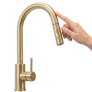Rubinetto Da Cucina Rea Fresh Touch Brush Gold