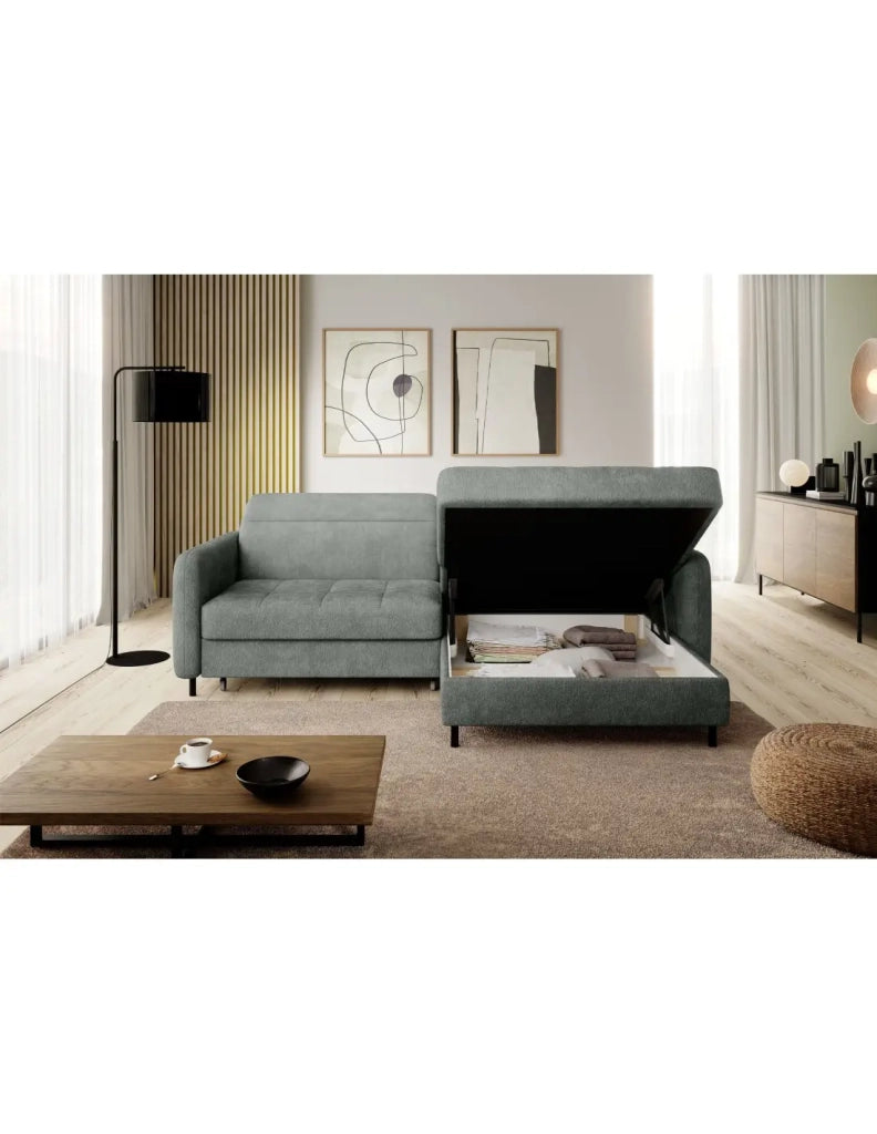 Divano ad angolo collezione GOUMSI colore Verde chiaro