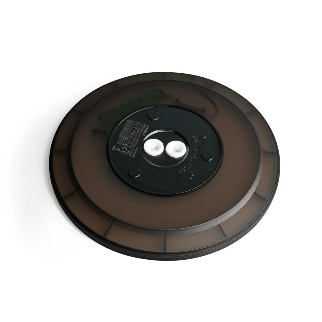 Plafoniera LED nera retroilluminata Ø30cm 22W CCT IP54