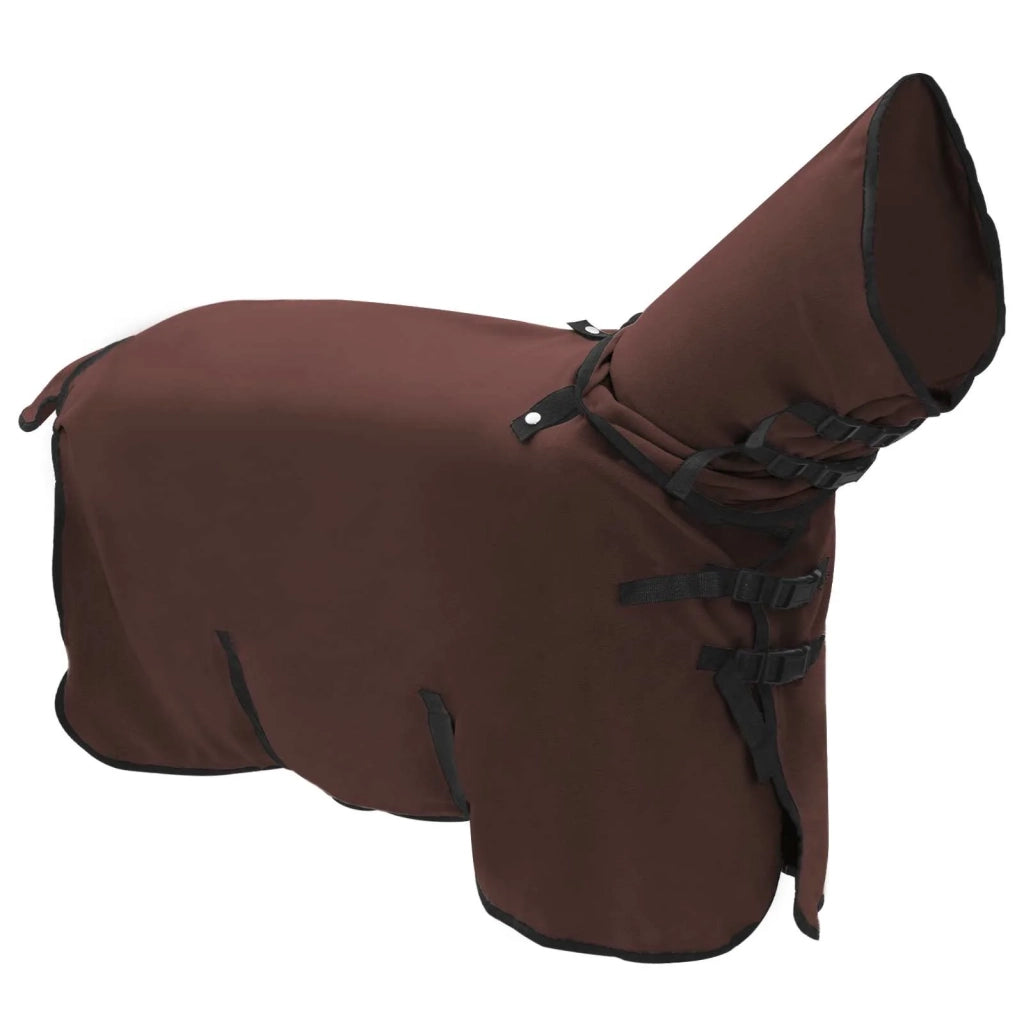 Coperta per Cavalli Marrone Scuro Completo 85 cm Poliestere 42013268