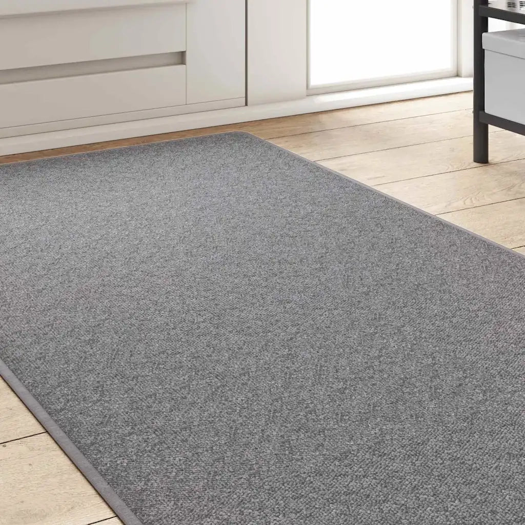 Runner in Moquette | Runner Tappeto Grigio chiaro 80 x 500 cm 100% Polipropilene