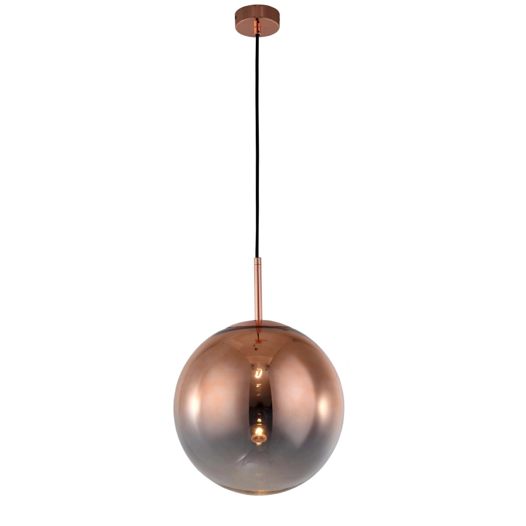 Sospensione Palla Ø30 rame vetro E27 Light Prestige