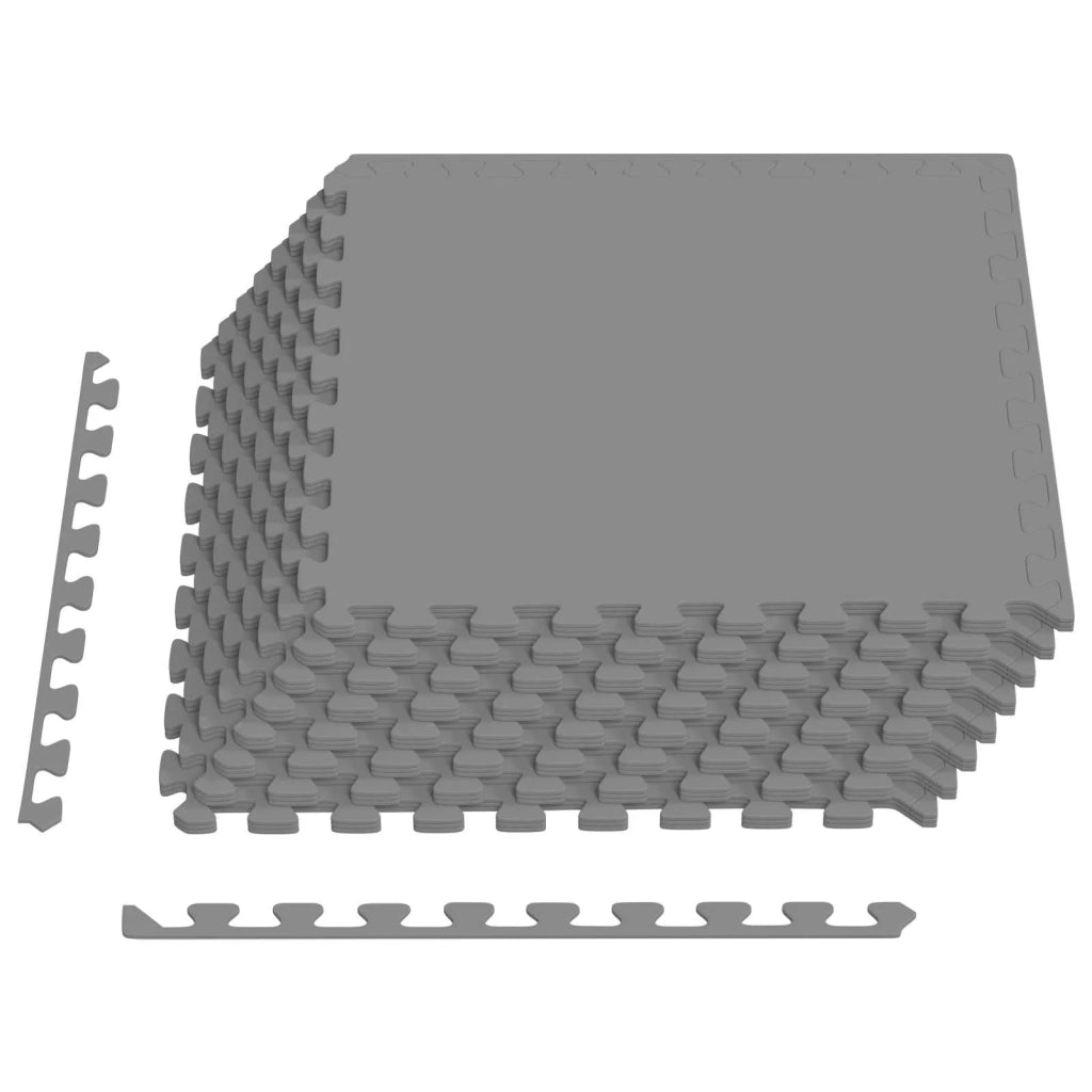 Tappeti 24 pcs Grigio 8,64 m² Schiuma EVA 42040736