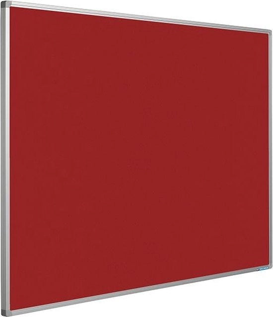 Pannello di appoggio Softline profilo 16mm con annuncio rosso - 120x300cm