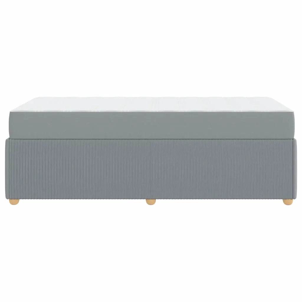 Struttura del letto-Giroletto Grigio chiaro 90 x 200 cm Tessuto 768442