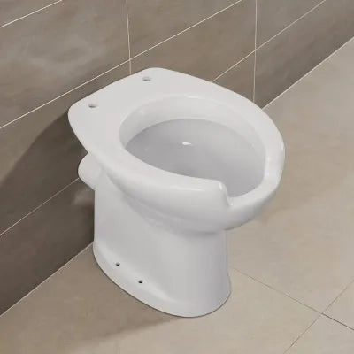 Wc per anziani e disabili con apertura frontale e scarico a parete