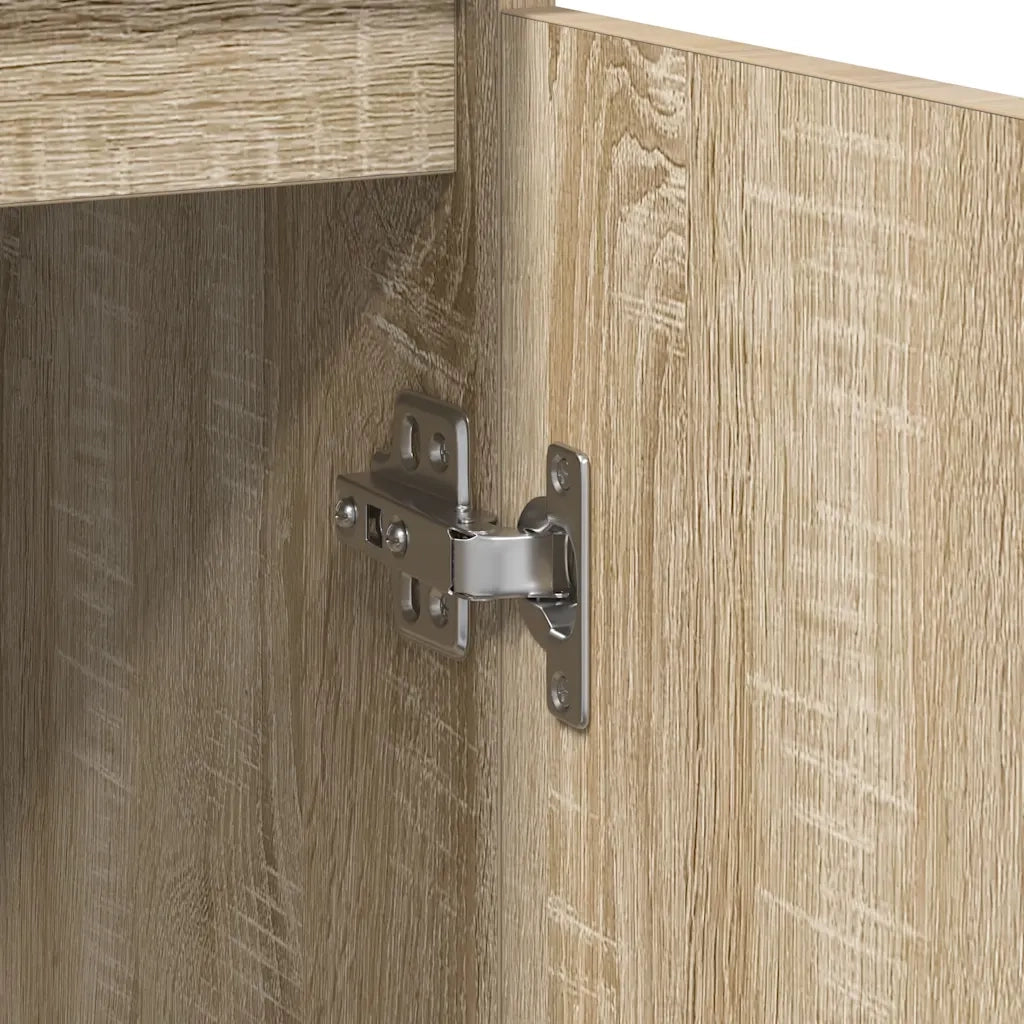 Credenza Rovere Sonoma 57x34x76 cm in Legno Multistrato 861618