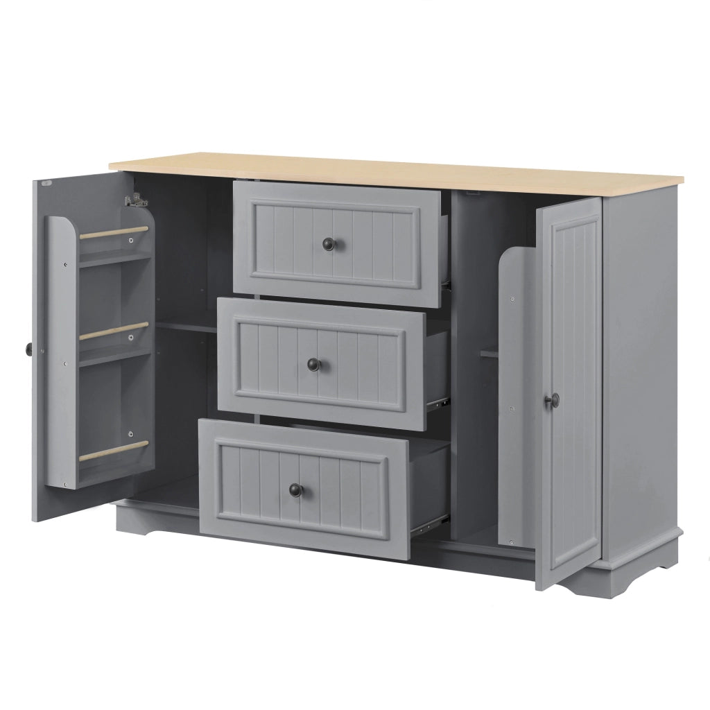 Credenza con Cassetti e Ante ¨C Xylo ¨C Grigio