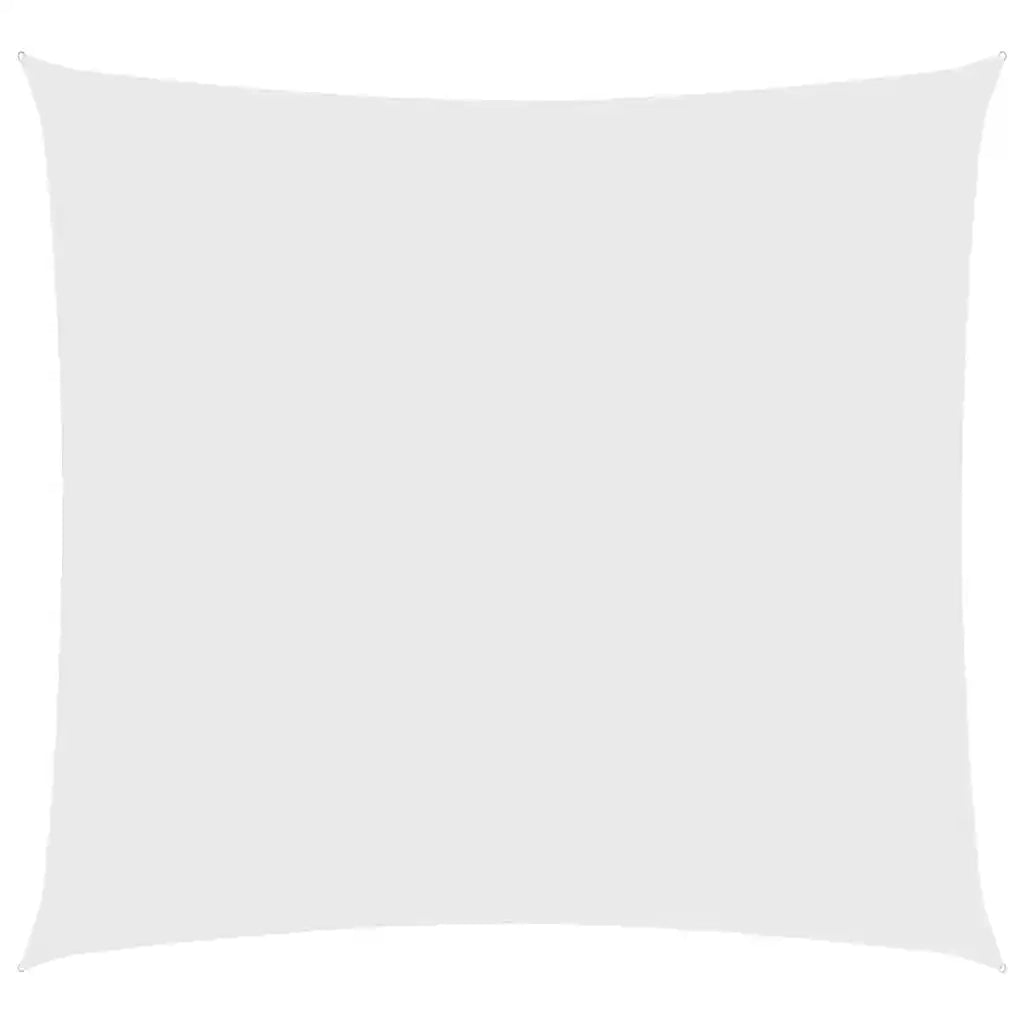 Parasole a vela | Telo Ombra | Vela da ombra in Tela Oxford Quadrata 6x6 m Bianco