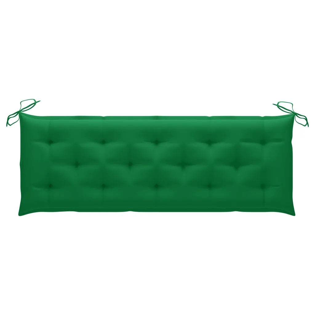 Panchina da Giardino e Cuscino 3 Posti 150cm Eucalipto Massello 3061016