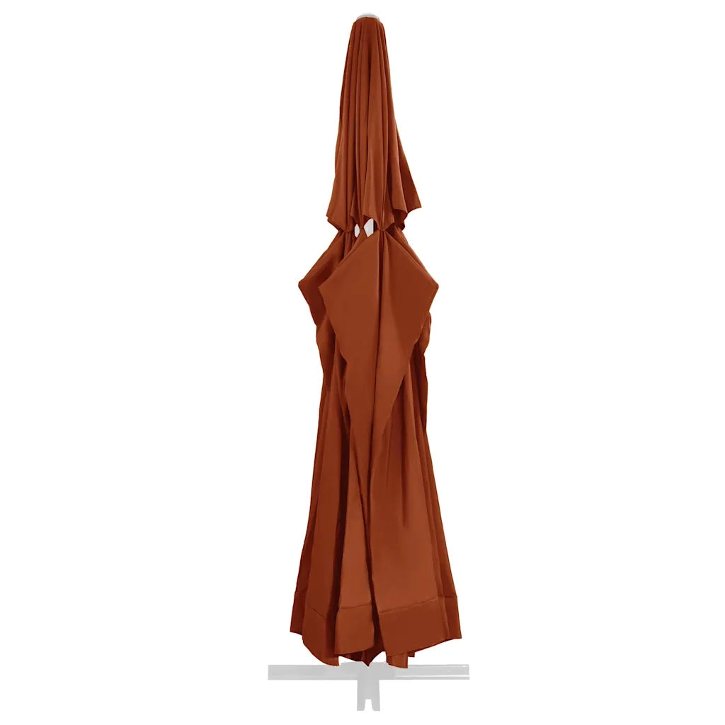 Telo di Ricambio per Ombrellone Terracotta 610 cm 312551