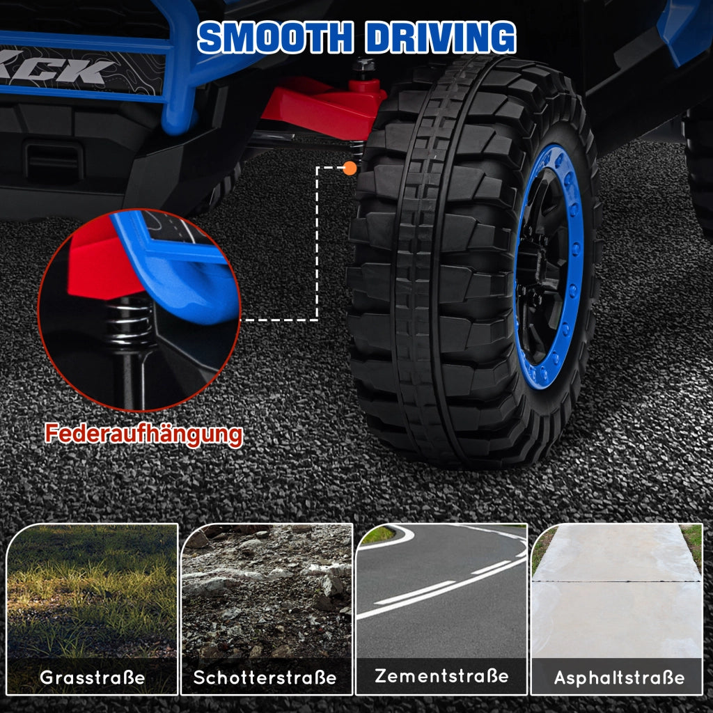Auto elettrica per bambini ¨C zephmum ¨C Blu